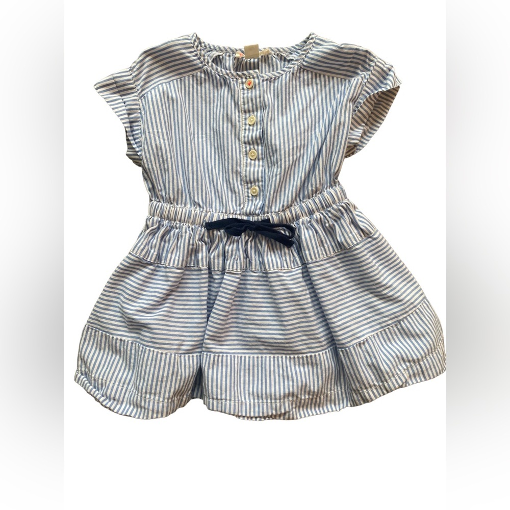 Adorable girls striped dress